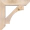 Ekena Millwork Westlake Slat Smooth Bracket w/ Offset Brace, Douglas Fir, 7 1/2"W x 32"D x 32"H BKT0806X32X32WTL06SDF - alternate 4